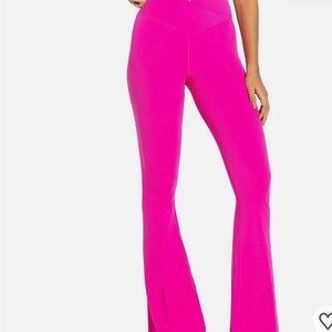 Women's Pink Flared Pants